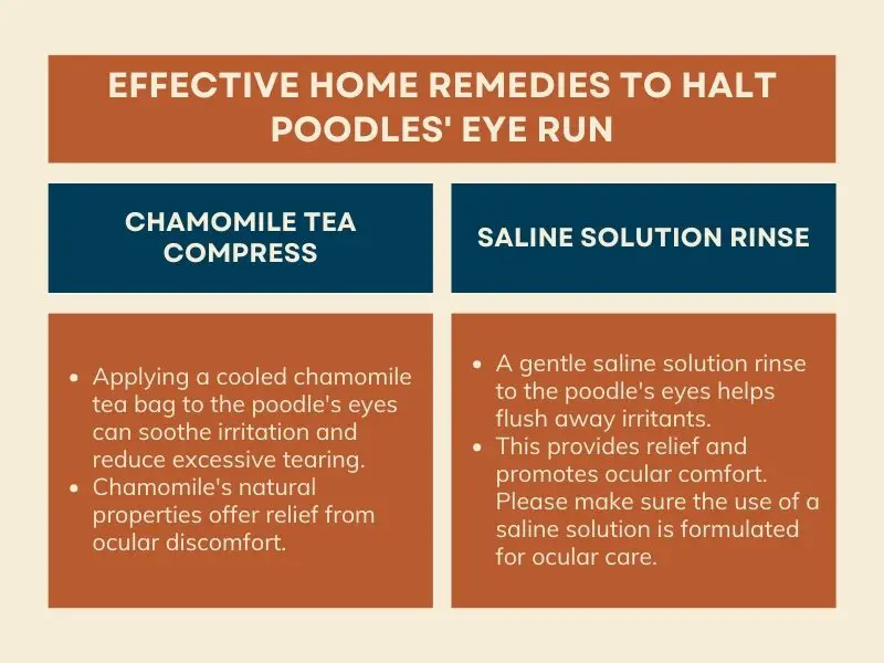 Effective Home Remedies to Halt Poodles' Eye Run - infographic